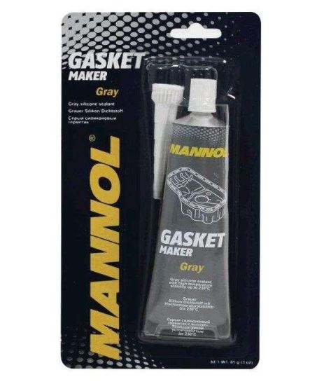 Герметик 85 г (сірий) (вовканизувальний) (9913 Gasket Maker Gray) MANNOL VDKI