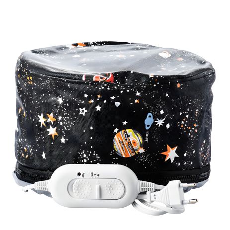 Електрична термошапка для масок і лікування волосся з малюнком "Космос"