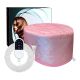 Термошапка електрична Happy Hair Lux Spa Cap сушуар для масок, ламінування і лікування волосся рожева