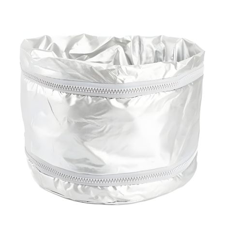 Електрична термошапка для сушарки, ламінування та лікування волосся, з подвійною змійкою (срібляста)