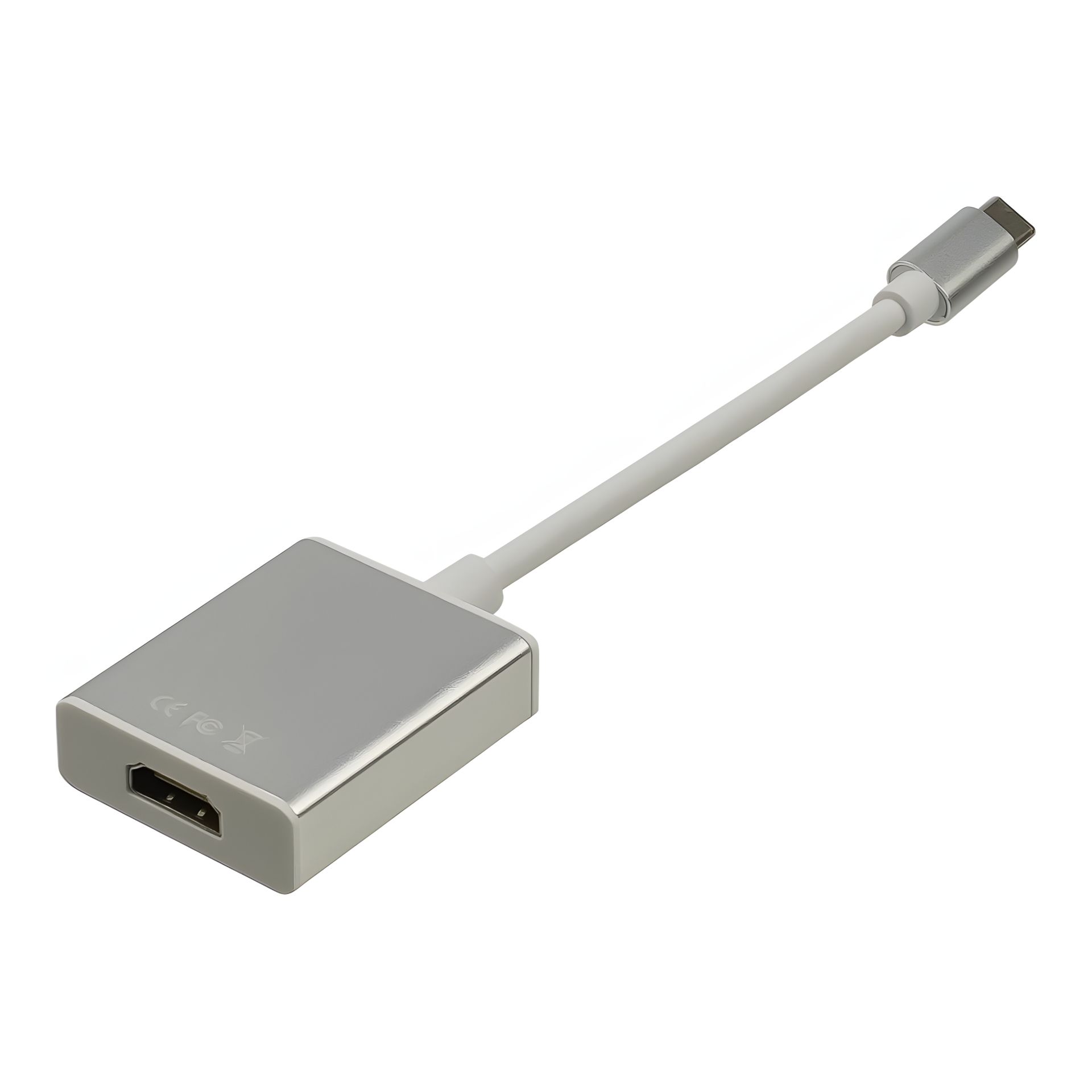 Білий адаптер Type-C - HDMI Білий адаптер Type-C - HDMI