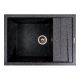 Гранитная кухонная мойка VALESO CASCADA 7050 матовая, цвет Графит