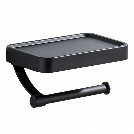 Черный держатель для туалетной бумаги VALESO (NSA153) Черный держатель для туалетной бумаги VALESO (NSA153)