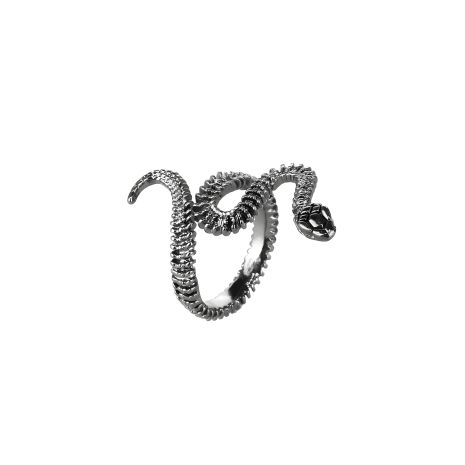Біжутерія кільце змія жіноче, луска, без розміру