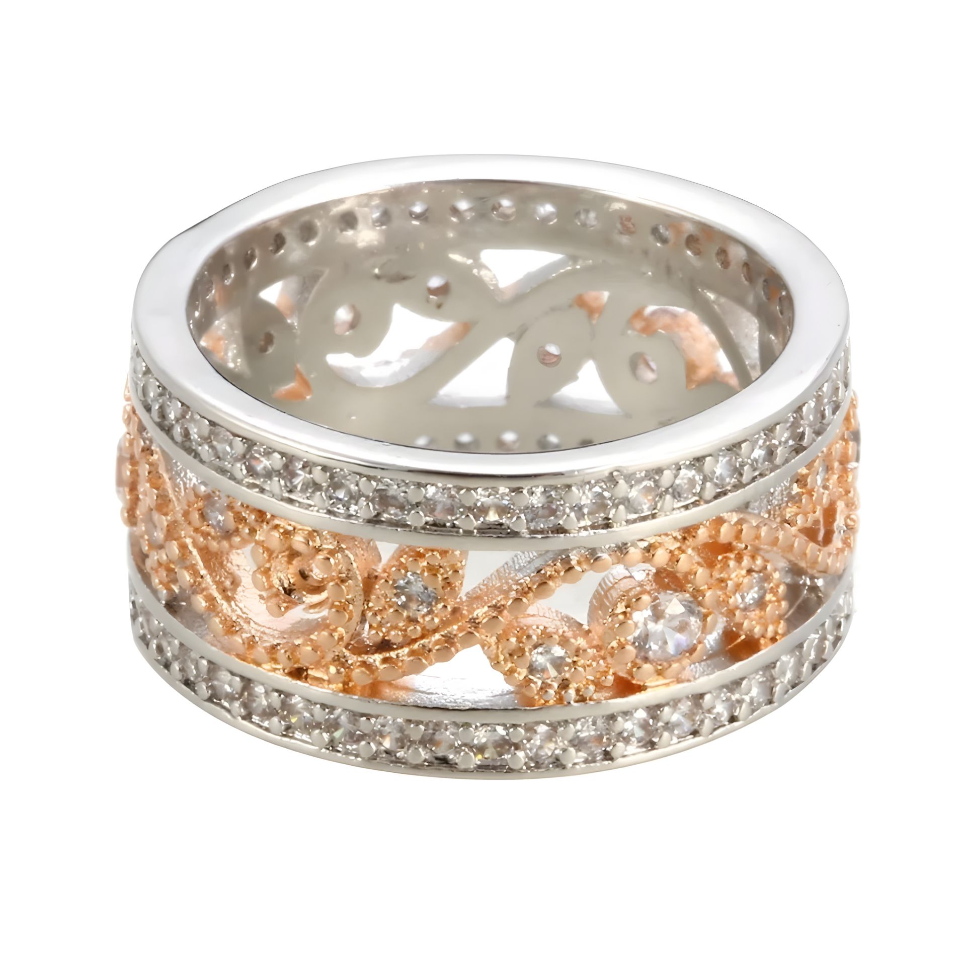 Чоловіче жіноче кільце зі стразами Кіцуне 17 Чоловіче жіноче кільце зі стразами Кіцуне 17