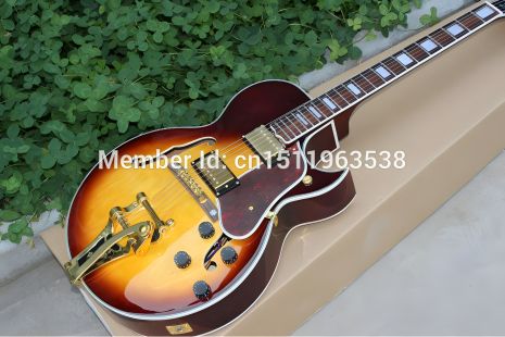 Напівакустична гітара Gibson ES 175 Sunberst 3TS Bigsby China Напівакустична гітара Gibson ES 175 Sunberst 3TS Bigsby China