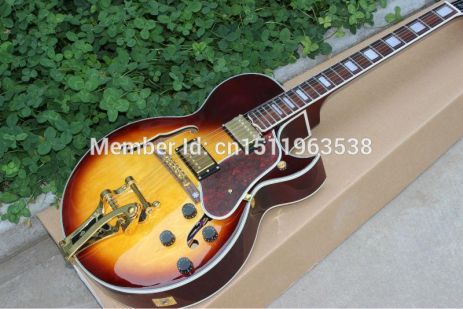 Полуакустическая гитара Gibson ES 175 Sunberst 3TS Bigsby China