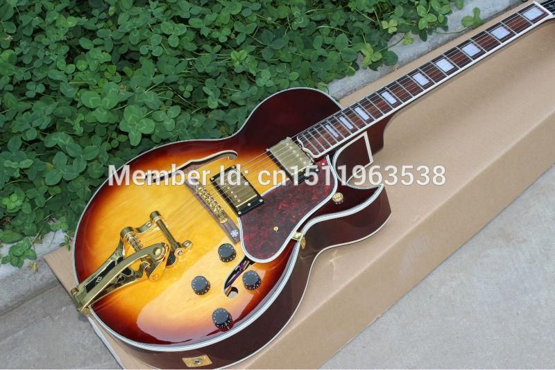 Напівакустична гітара Gibson ES 175 Sunberst 3TS Bigsby China Напівакустична гітара Gibson ES 175 Sunberst 3TS Bigsby China