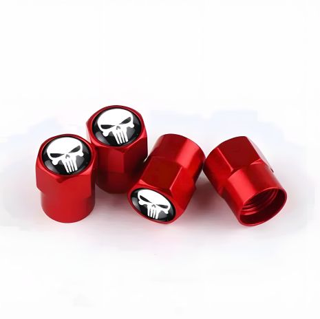 Червоні ковпачки для колісних золотників