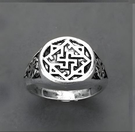 Кільце-звастика подовжувач-трава слов'янське 18-21 для чоловіків і жінок