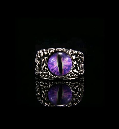 Кільце очей змії фіолетовий розмір регулюється чоловіче жіноче Кільце очей змії фіолетовий розмір регулюється чоловіче жіноче