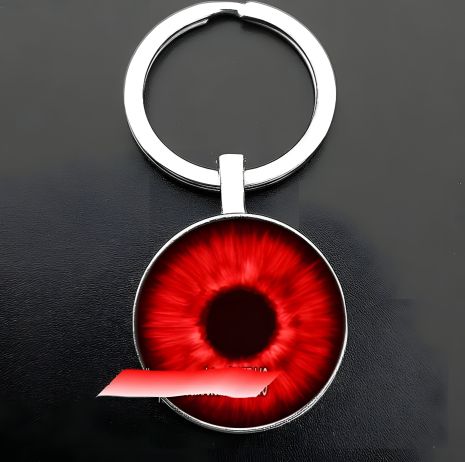 Брелок для ключів "всевидяче око" червоне або кулон на шию Брелок для ключів "всевидяче око" червоне або кулон на шию