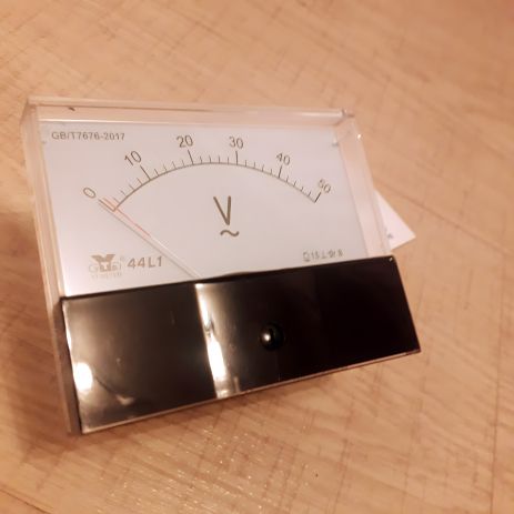 Аналоговий постійного струму вольтметр DC 0-50 v клас 1,5% Аналоговий постійного струму вольтметр DC 0-50 v клас 1,5%