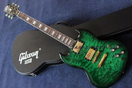 Электрогитара Gibson SG Custom Green China