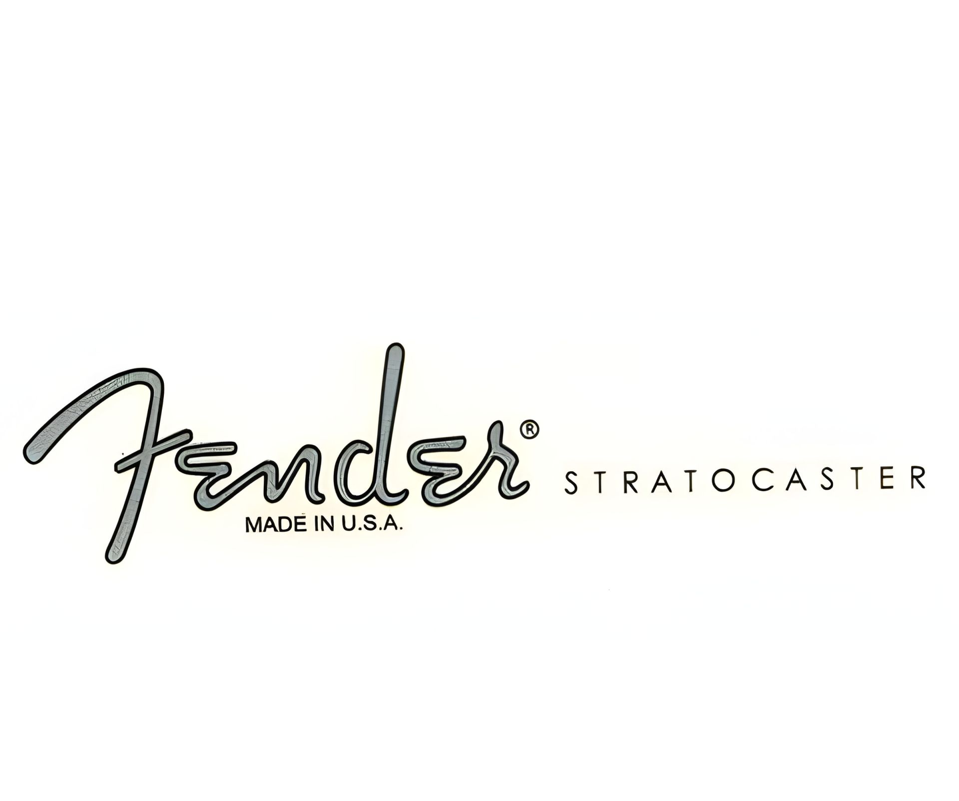 Деколь на электрогитару Fender Stratocaster Фендер сильвер Деколь на электрогитару Fender Stratocaster Фендер сильвер