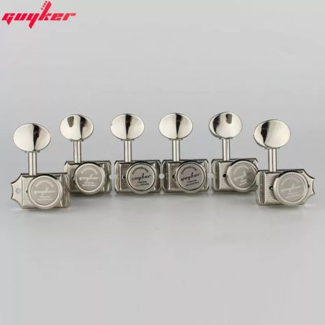 Колки Machine Heads Guyker 6R vintage nickel локовые для гитары электрогитары Stratocaster Telecaster