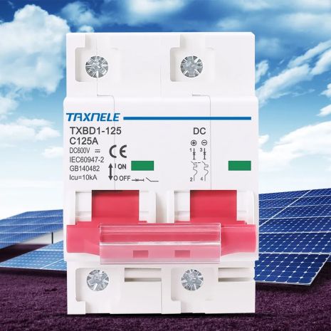 Автоматичний вимикач для сонячних панелей DC 125 а 3P