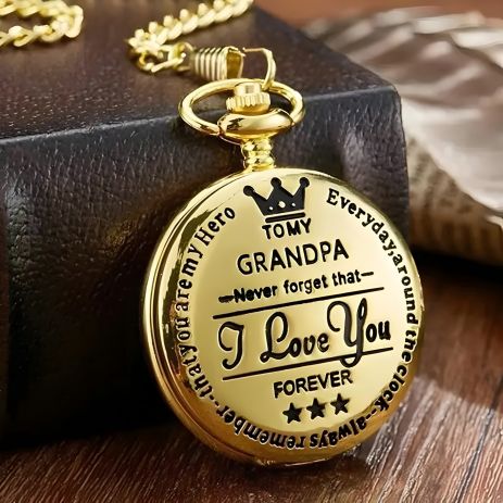 Кишеньковий годинник вінтажний на ланцюжку кварцовий Кишеньковий годинник вінтажний на ланцюжку кварцовий