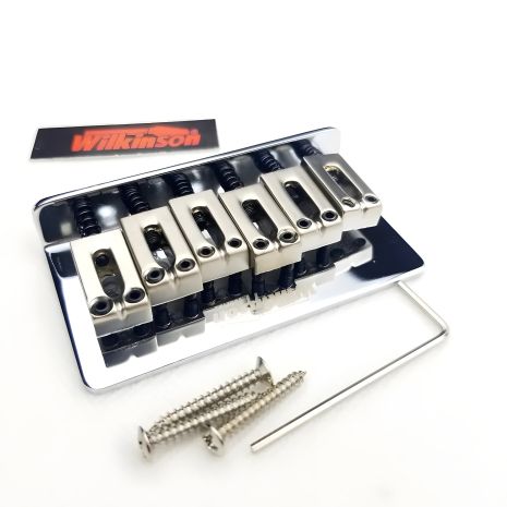 Гітарний Бридж Wilkinson, струнотримач hard tail для електрогітари Гітарний Бридж Wilkinson, струнотримач hard tail для електрогітари