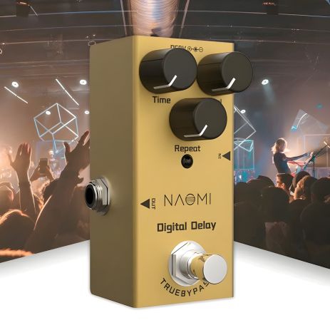 Гітарна педаль ефектів дилей Naomi Digital Delay для електрогітари