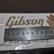 Логотип деколь 85*41 мм Gibson Les Paul LP SG ES logo лого НАКЛЕЙКА - Гітарні аксесуари