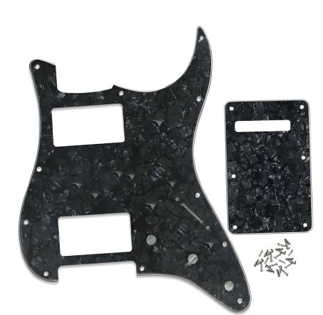 Пикгард для гитары HH Stratocaster ST, черный перламутр