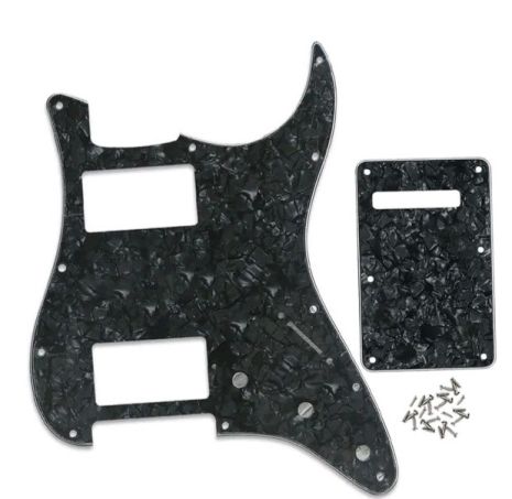 Пікгард для електогітари HH Stratocaster ST на АМЕРИКУ чорний перламутр Пікгард для електогітари HH Stratocaster ST на АМЕРИКУ чорний перламутр