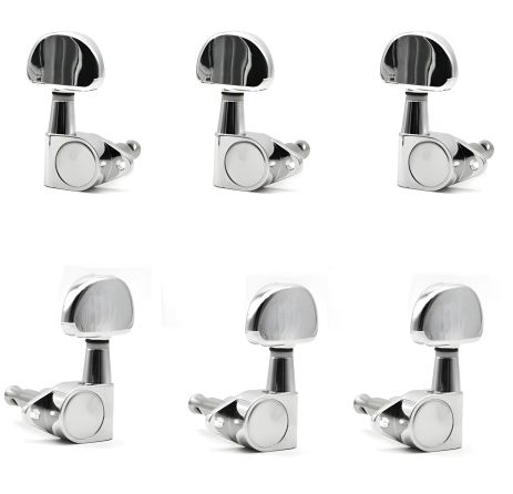 Хромовые колки для электрогитары и акустической гитары 3L+3R центр ушко Хромовые колки для электрогитары и акустической гитары 3L+3R центр ушко