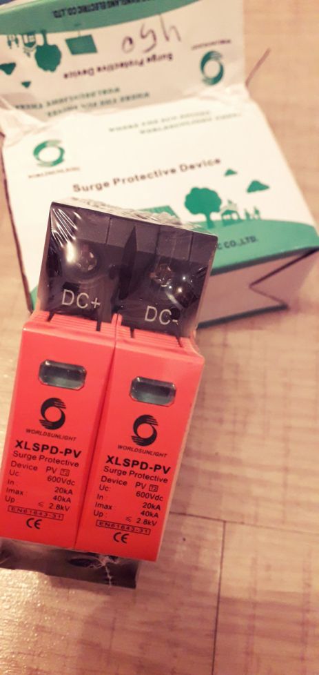 Пристрій захисту від імпульсних перенапруг УЗІП DC 2P до 600V 40ka