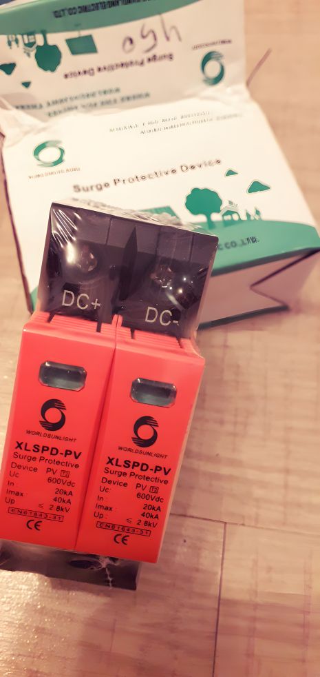 Захисний пристрій від імпульсних перенапруг УЗІП DC 2P до 600V 40ka Захисний пристрій від імпульсних перенапруг УЗІП DC 2P до 600V 40ka