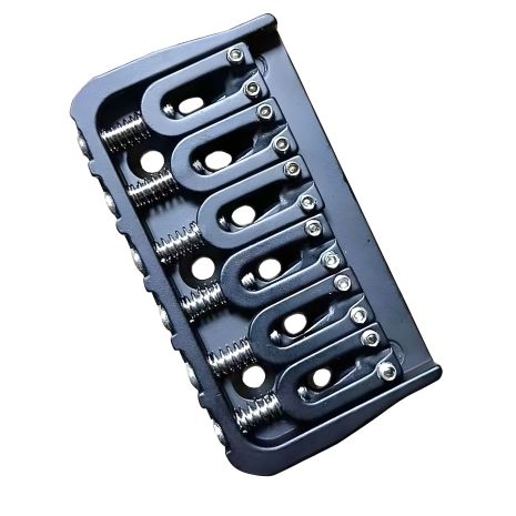 Бридж фіксований струнотримач hardtail для гітари електрогітари, чорний