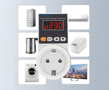 Адаптер стабілізатор напруги Taxnele в розетку автомат 16а Адаптер стабілізатор напруги Taxnele в розетку автомат 16а