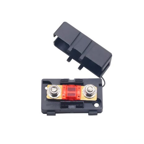 Автоінвертор акумулятор на 100 ампер DC у боксі запобіжник силовий Автоінвертор акумулятор на 100 ампер DC у боксі запобіжник силовий