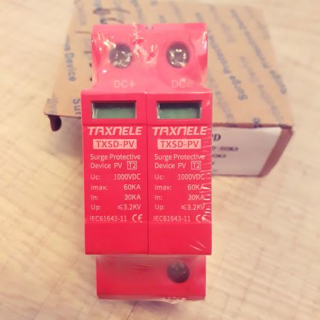 Пристрій захисту від імпульсних перенапруг ЗІП DC до 60ka 1000V Taxnele Пристрій захисту від імпульсних перенапруг ЗІП DC до 60ka 1000V Taxnele