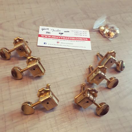 Комплект кілків 3L+3R для гітари Gibson Deluxe Комплект кілків 3L+3R для гітари Gibson Deluxe