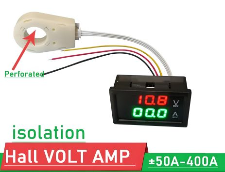 Цифровий амперметр вольтметр DC 400 А до 300 Вольтів