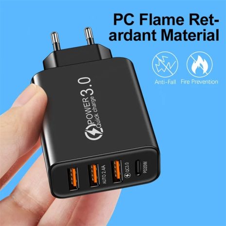 USB 3 адаптер + Type C зарядний пристрій для смартфона планшета павербанка