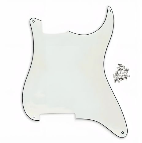 Пікгард ivory DIY для електрогітари Stratocaster Fleor заготівка