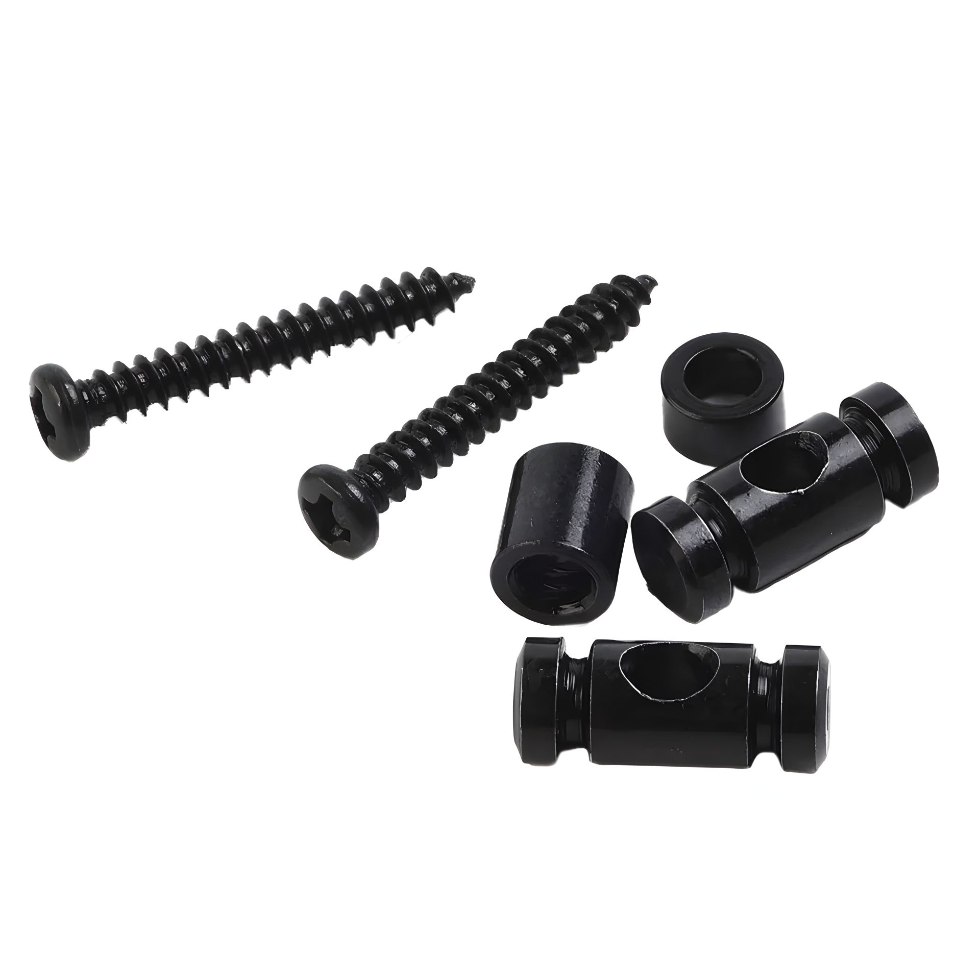 Чёрные прижимные ретейнеры для электрогитары Чёрные прижимные ретейнеры для электрогитары