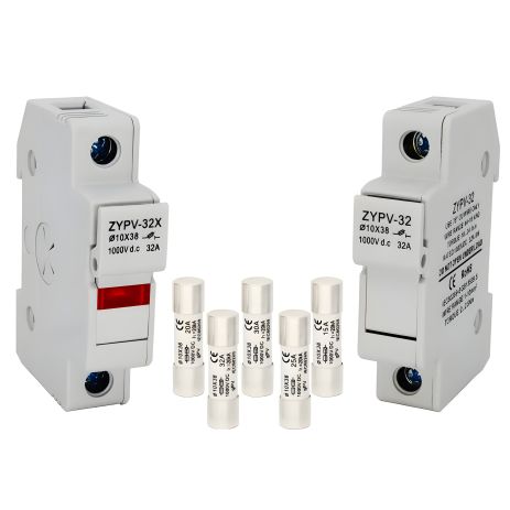 Щитовой предохранитель от короткого замыкания DC 15-32а 1P din