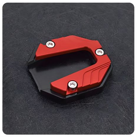 Підставка для лапки стоянкового тормозу мотоцикла, червона