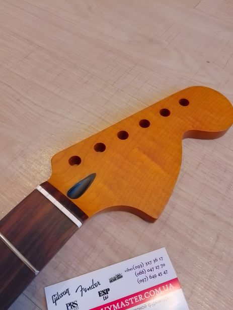 Гриф для электрогитары Fender Stratocaster, палисандр, длина 57,5 см