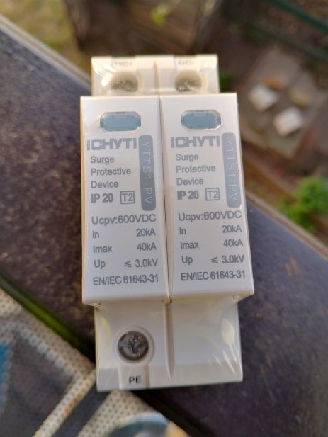 УЗІП DC до 40ka 600V ICHYTI пристрій захисту