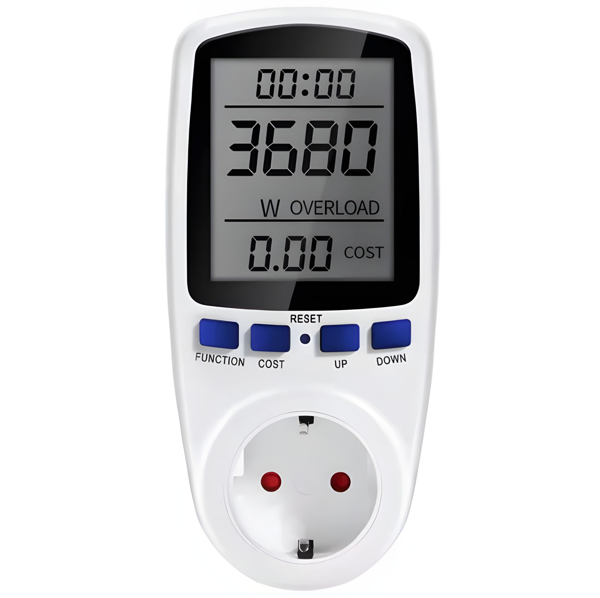 Реле-вимірювач напруги в розетці на 16А Реле-вимірювач напруги в розетці на 16А