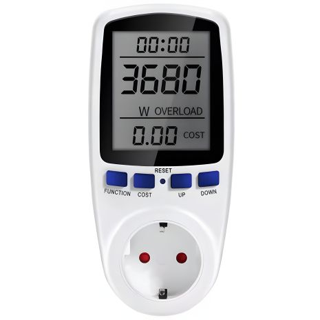 Реле-вимірювач напруги в розетці на 16А Реле-вимірювач напруги в розетці на 16А