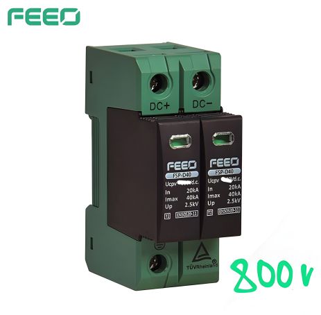 Захисту пристрій Feeo від імпульсних перенапруг DC до 40ka 800v