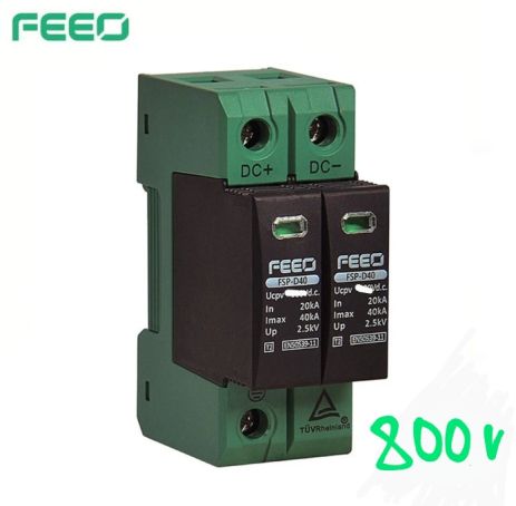 Пристрій захисту Feeo від імпульсних перенапруг DC до 40ka 800v