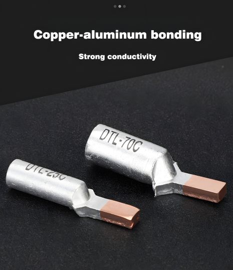 Обтискна клема-термінал наконечник DTL-70mm2 для кабелю Обтискна клема-термінал наконечник DTL-70mm2 для кабелю