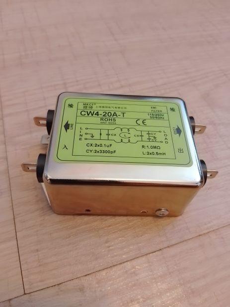 EMI-фільтр AC 20А для пристроїв захисту