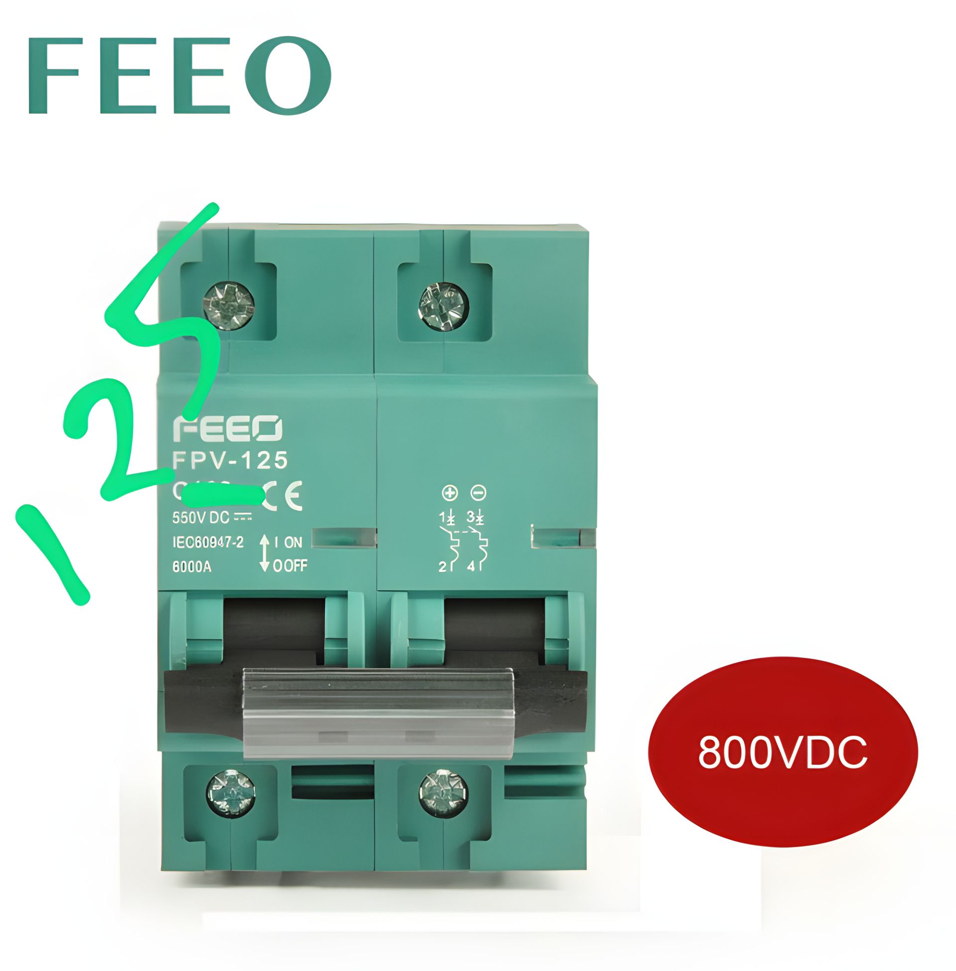Feeo Π°Π²ΡΠΎΠΌΠ°ΡΠΈΡΠ½ΠΈΠΉ Π²ΠΈΠΌΠΈΠΊΠ°Ρ DC 125A 2P Π΄Π»Ρ ΠΏΠ°Π½Π΅Π»Π΅ΠΉ Π°ΠΊΠ± Feeo Π°Π²ΡΠΎΠΌΠ°ΡΠΈΡΠ½ΠΈΠΉ Π²ΠΈΠΌΠΈΠΊΠ°Ρ DC 125A 2P Π΄Π»Ρ ΠΏΠ°Π½Π΅Π»Π΅ΠΉ Π°ΠΊΠ±